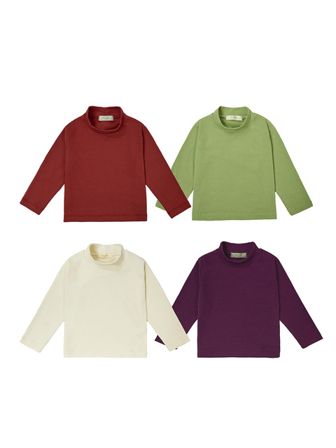 리얼리튼 [1+1] DAY-TO-DAY HALF NECK T-SHIRT