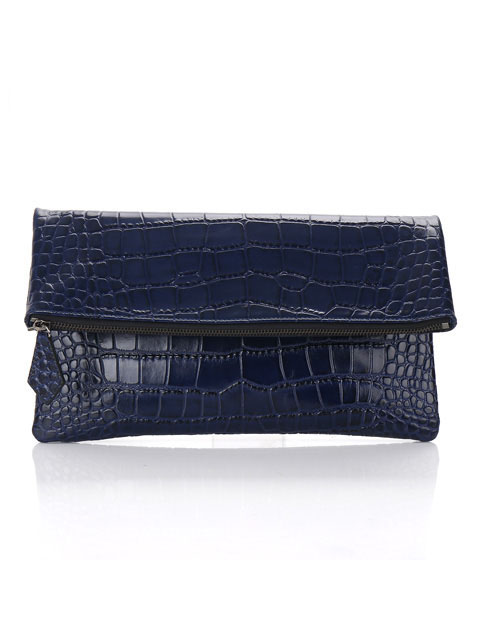 COCO CLUTCH BAG BLUE