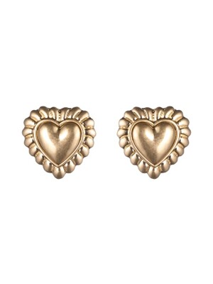 antique heart earrings