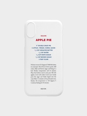 RECIPE Phone case - Apple pie