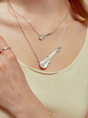 Guitar allegro Necklace 기타 실버목걸이