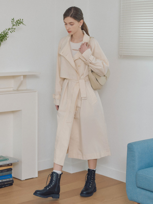 High Band Collar Trench Coat SW1SR101-03