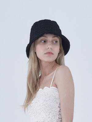 candyfloss Hat - black