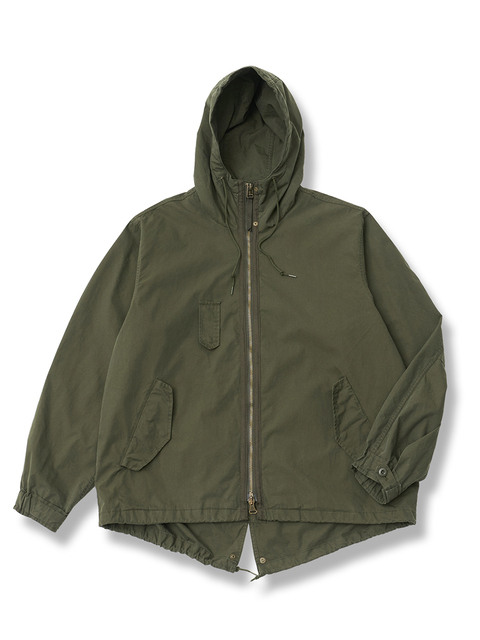 아우터 - 큐컴버스 (Q CUMBERS) - MILITARY HOODED PARKA - Olive