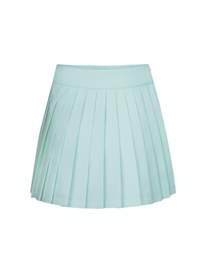 WOMEN LUX PLEATED SKIRT (PASTEL-MINT)