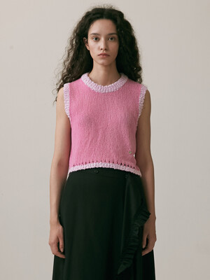 22SS_Two tone Knit (Pink/Baby Pink)