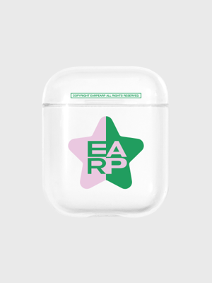 EARP PATTERN-GREEN(에어팟-클리어)
