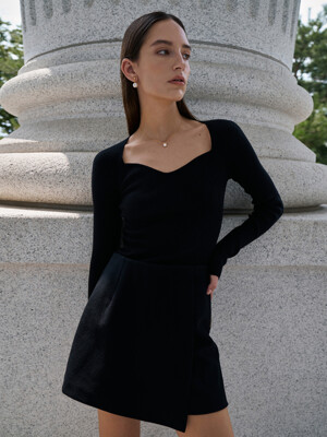 Tenno Heart neck Knit