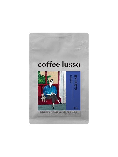 취미,간편요리/간식,음료 - 커피루소 (coffeelusso) - 에스프레션 200g