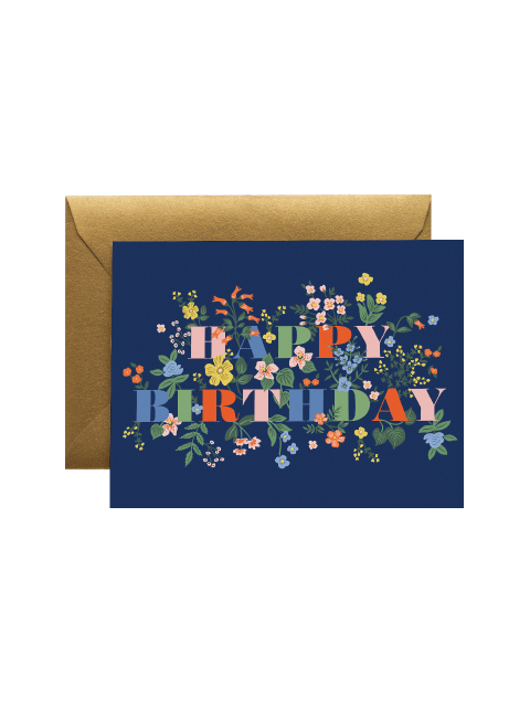 문구 - 라이플페이퍼 (RIFLE PAPER) - 라이플페이퍼 Mayfair Birthday Card 생일 카드
