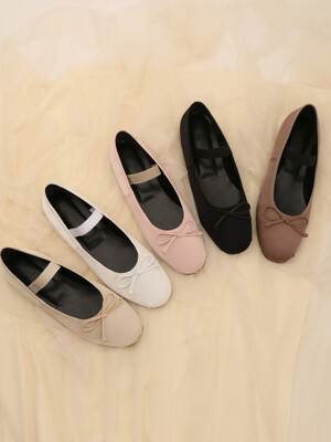 [단독]Ballerina Flat Shoes_ADS411(새틴ver)(5컬러)