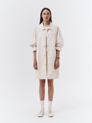 APRIL-SHOWER HALF TRENCH CREAM_UDTR3B221CR