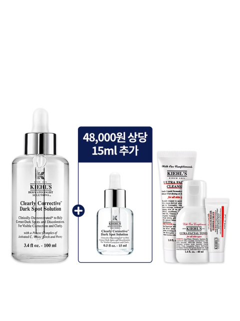 모이스처라이저 - 키엘 (kiehls) - [3] 키엘 투명 에센스 100ml 세트 (+48,000원 상당 15ml 추가 증정)