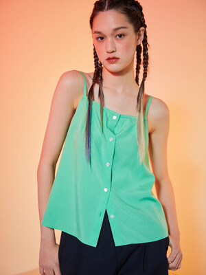 Button Sleeveless Top  Green (KE3360M02M)