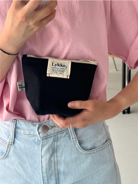 클러치 - 아틀리에리케 (Atelier Lykke) - Lykke classic pouch_midnight black