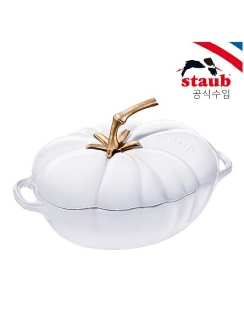 키친 - 스타우브 (Staub) - [스타우브] 토마토 꼬꼬떼 25cm 화이트 (ST1712502)