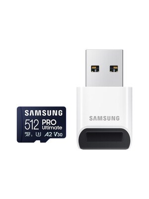 마이크로SD카드 PRO ULT 512GB+리더기 MB-MY512SB/WW