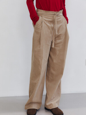 TAIL CODUROY PANTS_BEIGE