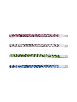 FRUITY CRYSTAL HAIR SLIDE SET RGHA007