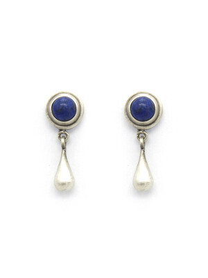 Tears earring (lapislazuli)