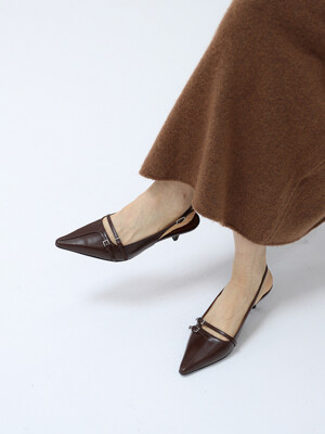 rose slingback hill_24514_brown