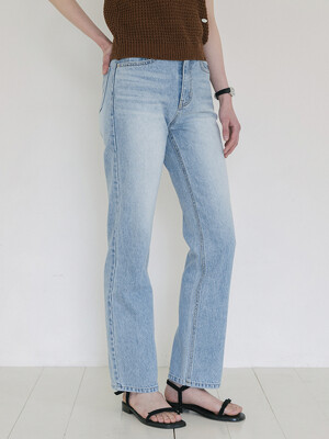 brush slim denim pants_blue