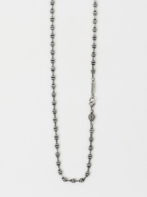 Slim knot chain nk (2 color)(925 silver)