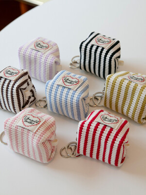 Recipe 니트 키링 파우치 (7 colors)