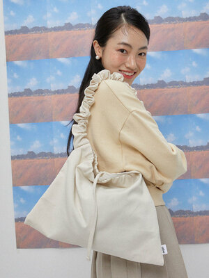 Reliable big tote bag (ivory)