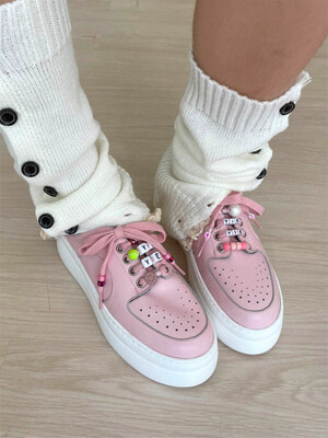 Y.11 Billy Platform Sneakers with Beads Kit / Y.11-F30 / PINK