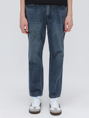 Blue Tapered Fit Jeans