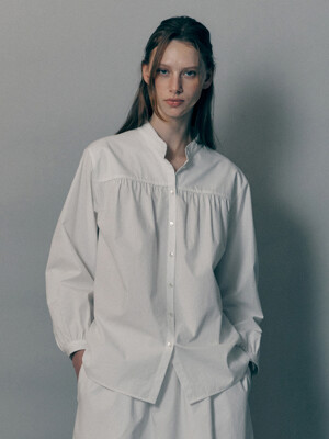 Simone cotton shirt (White)