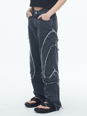 Comma Denim Pants Grey