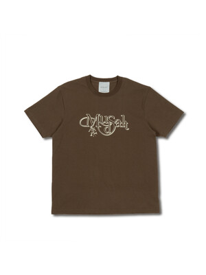 MUDDY PUDDLE HALF T-SHIRTS BROWN