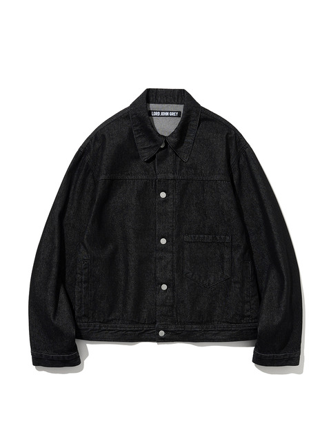 아우터 - 로드존그레이 (Lord John Grey) - 23ss denim trucker jacket black washed