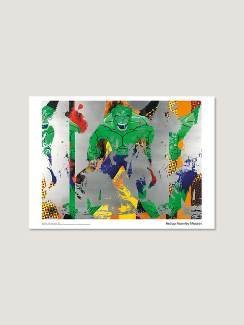 홈데코,홈데코 - 쿠나장롱 (Kuna Jangrong) - [제프 쿤스] Triple Hulk Elvis III 50 x 70 cm