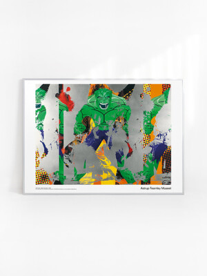 [제프 쿤스] Triple Hulk Elvis III 50 x 70 cm