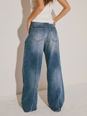 Low Rise Wide Jean (light denim)