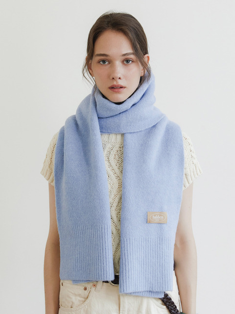스카프/머플러,스카프/머플러 - 할렌 (halden) - heavy wool knit muffler (M017_sky)