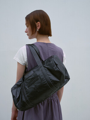 Stitch Large Duffle Bag_Black