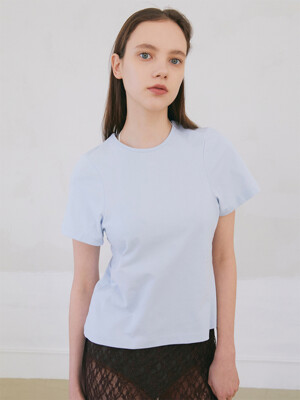 Poev Arched T-Shirt - Sky Blue