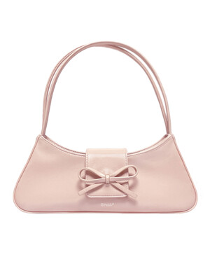 Bow Small Baguette 리본 스몰 바게트백 - Ballerina Pink Beige