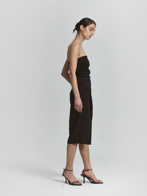 TUBE TOP BERMUDA JUMPSUIT_BLACK