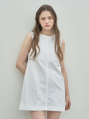 Summer nylon dress_white