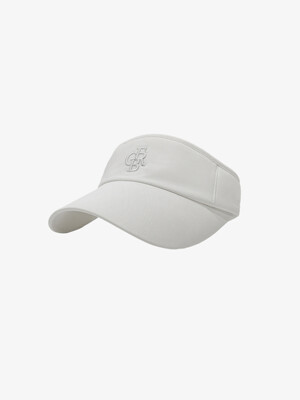 Essential symbol visor (white)