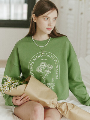 Margaret Sweatshirt - Moss Green