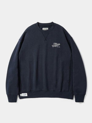 NY TAIL H/TERRY SWEATSHIRTS 크라운네이비