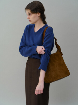 tacit bag (suede camel)