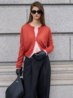 Mohair Single Cardigan