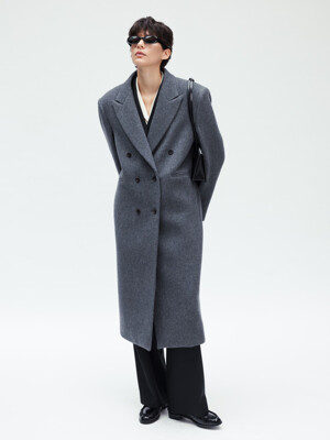 TOMORROW WOOL COAT (CHARCOAL)